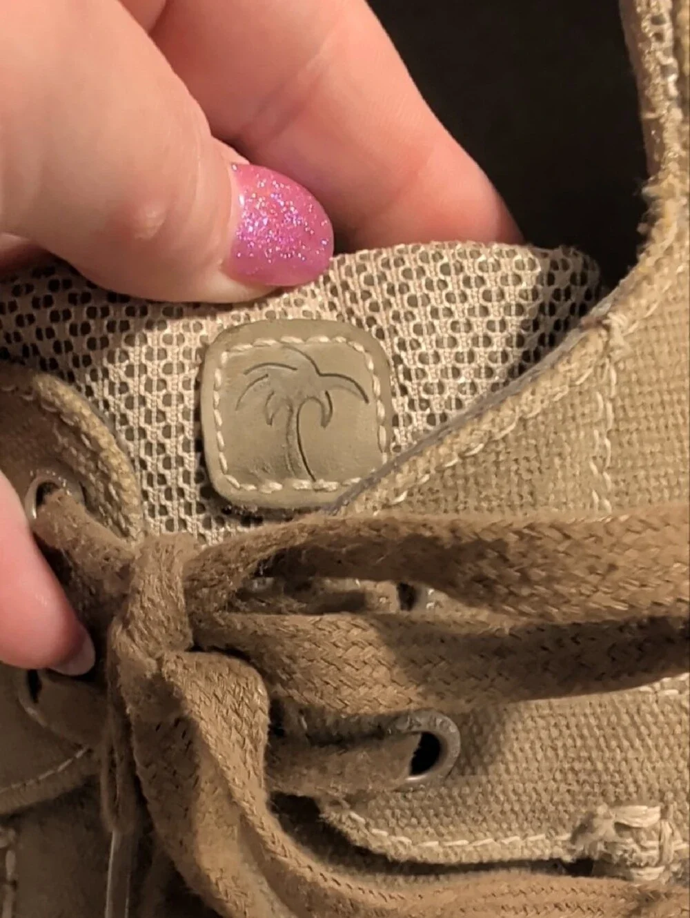 Margaritaville Taupe Boat Shoes